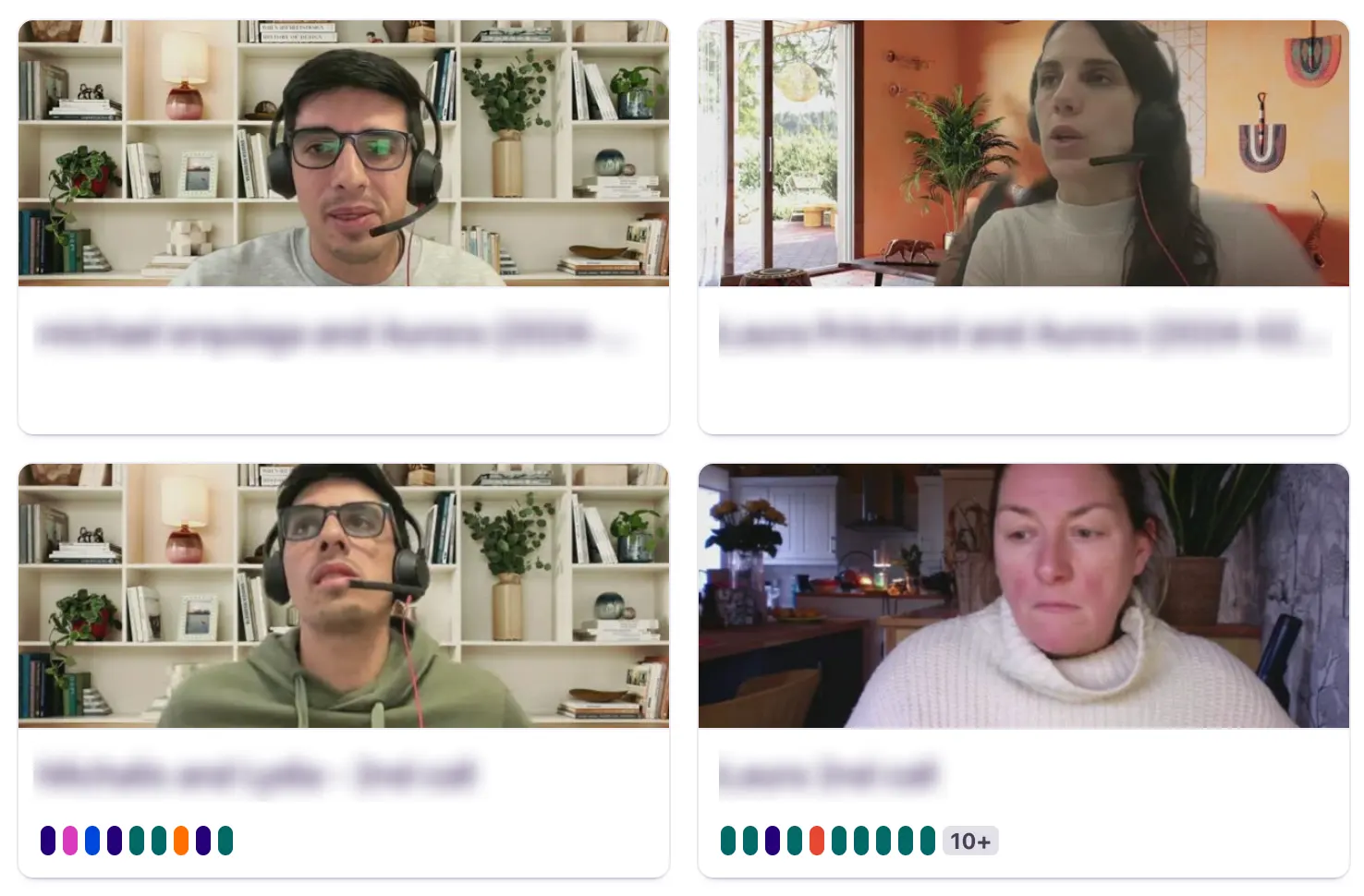 User interviews